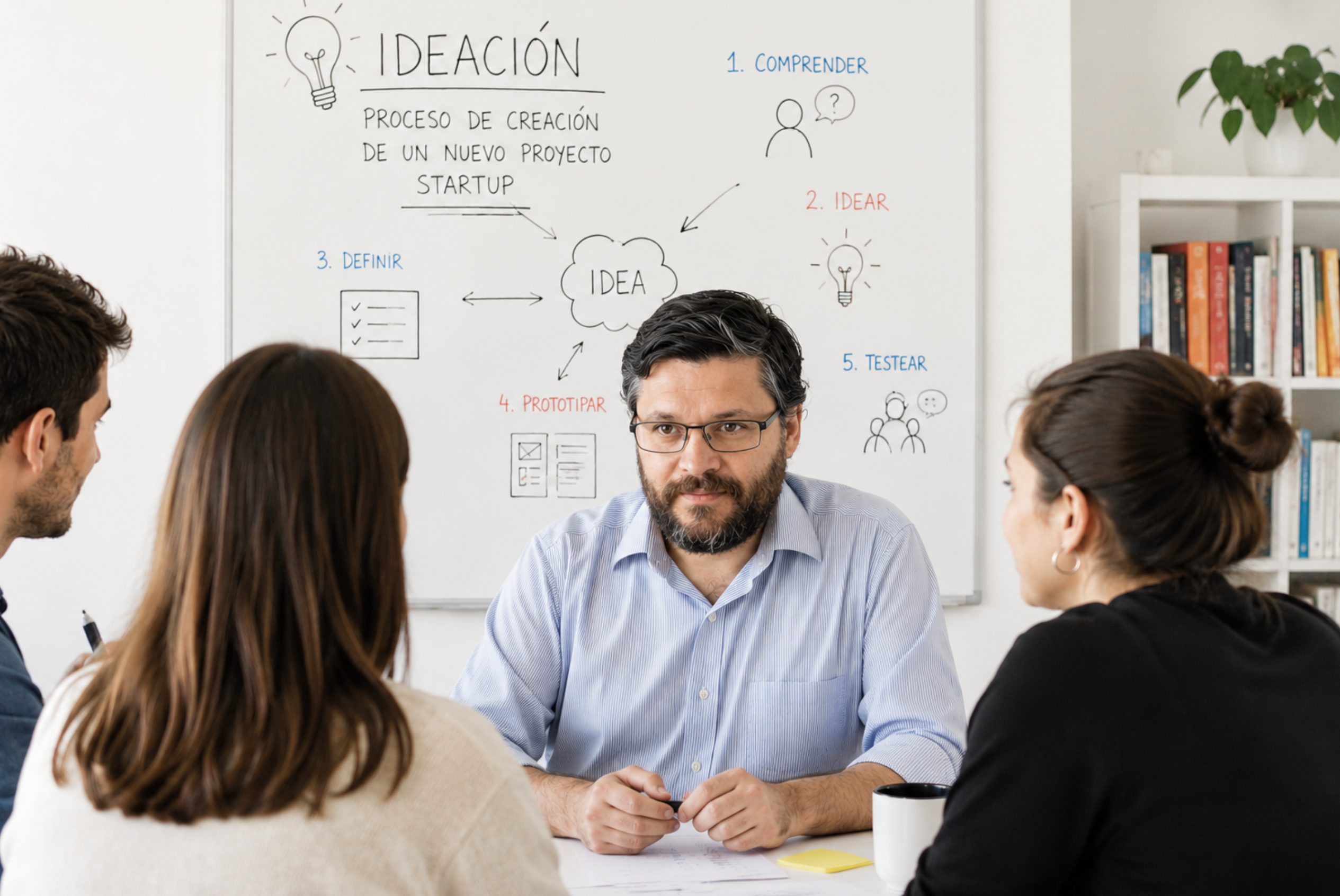 Facilitación y dinámica en pizarra